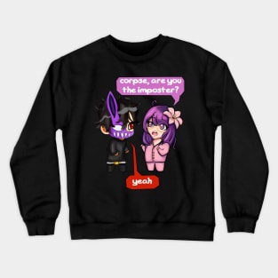 Corpse Husband and Lilypichu Chibi Crewneck Sweatshirt